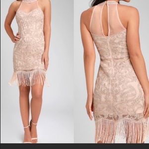 Lulus fringe NWT dress